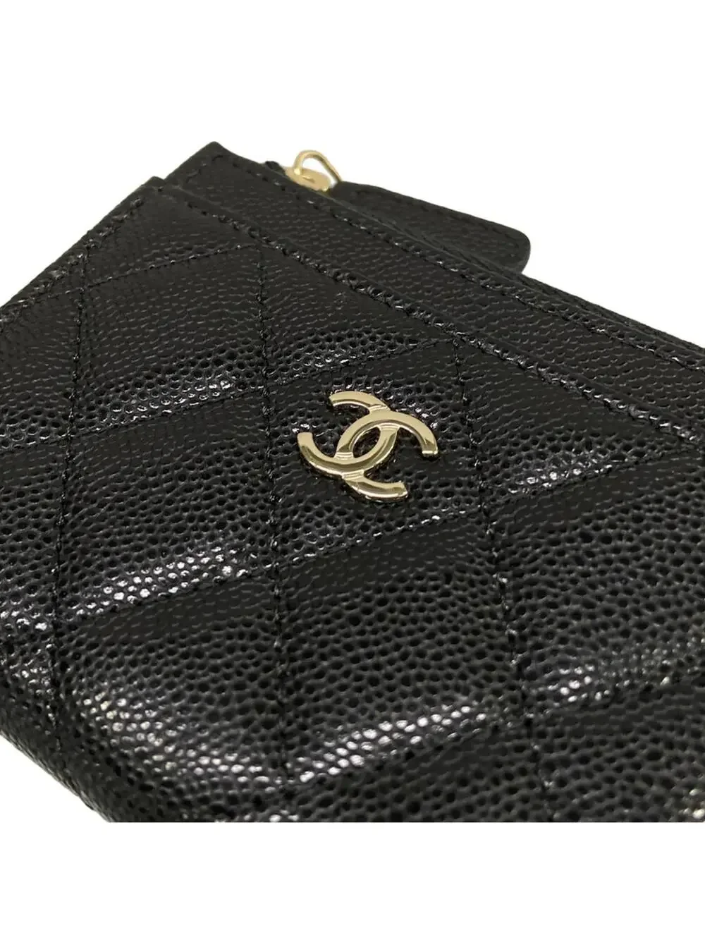 Chanel Matelasse Black Calfskin Coin #298063C13B
